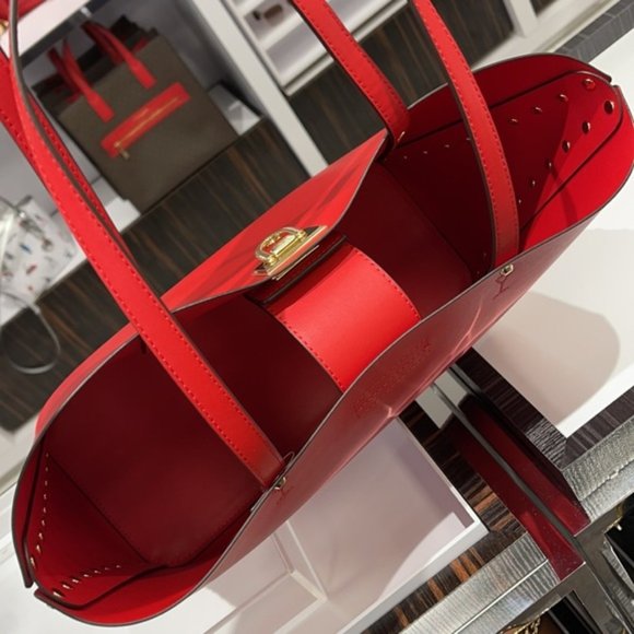 Michael Kors Manhattan Large Tote Leather Color Flame - Picture 8 of 16